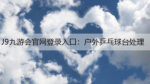 J9九游会官网登录入口：户外乒乓球台处理