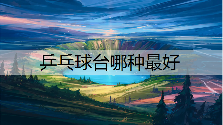 乒乓球台哪种最好