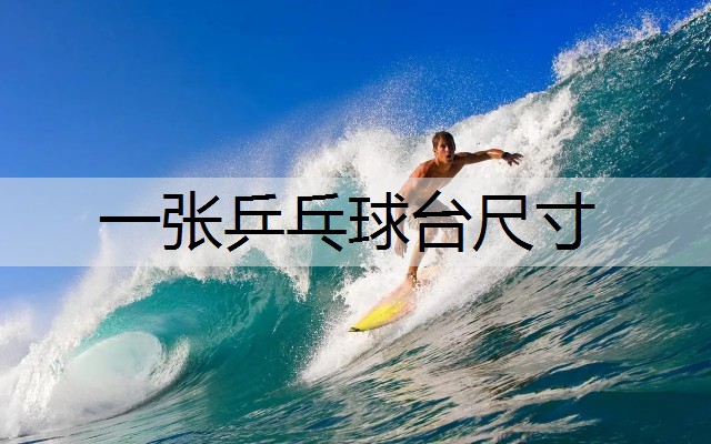 一张乒乓球台尺寸