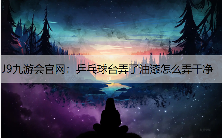 乒乓球台弄了油漆怎么弄干净