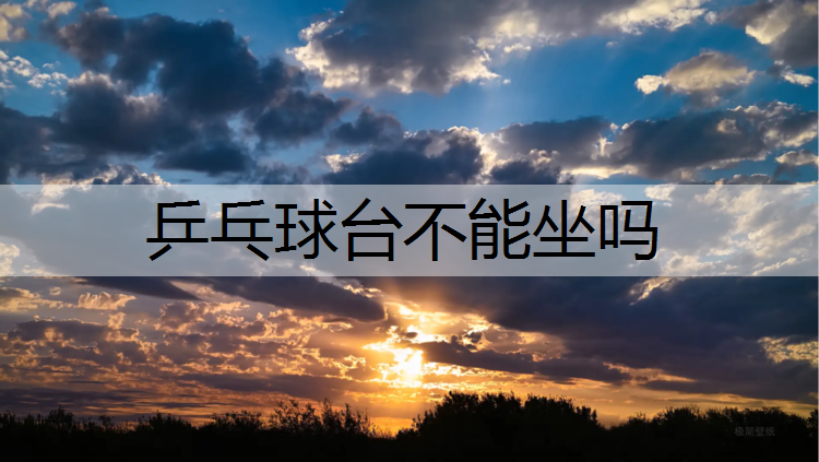 乒乓球台不能坐吗