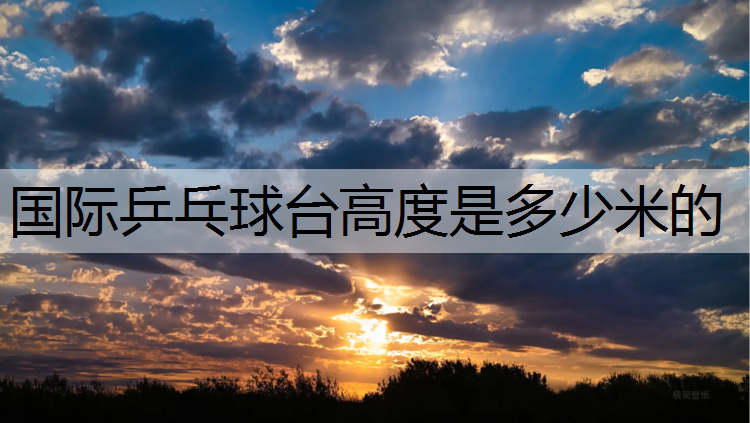 国际乒乓球台高度是多少米的